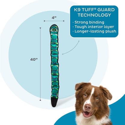 Outward Hound Durablez Snake – Squeaky Plush Dog Toy, No Stuffing for Less Mess, Interactive & Tough, 6 Jumbo Squeakers, Puppies & Dogs, X-Large, 40"3