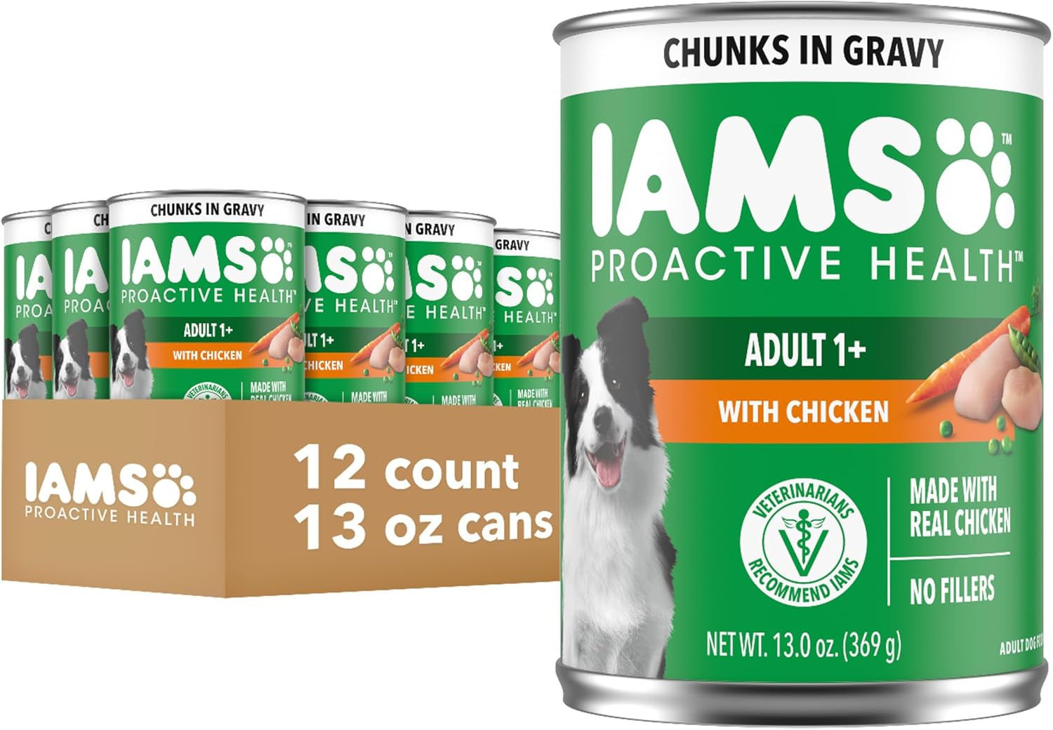 iams-proactive-health-pack-wet-dog-food-beef-chicken-13-oz-12-pack-chunks-in-gravy-omega-6-fatty-acids-supports-healthy-skin-muscles-digestion-13-oz-cans-no-artificial-flavors