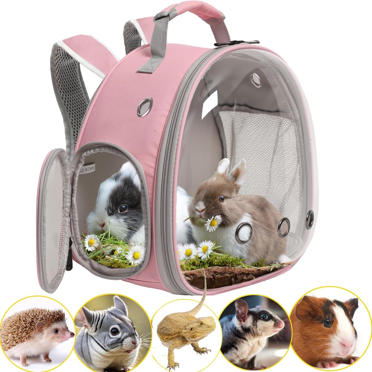 bearded-dragon-travel-carrier-lizards-carrier-small-animal-travel-carrier-for-sugar-glider-hedgehog-rat-parrot-bird-guinea-pig-portable-guinea-pig-travel-bag-for-2