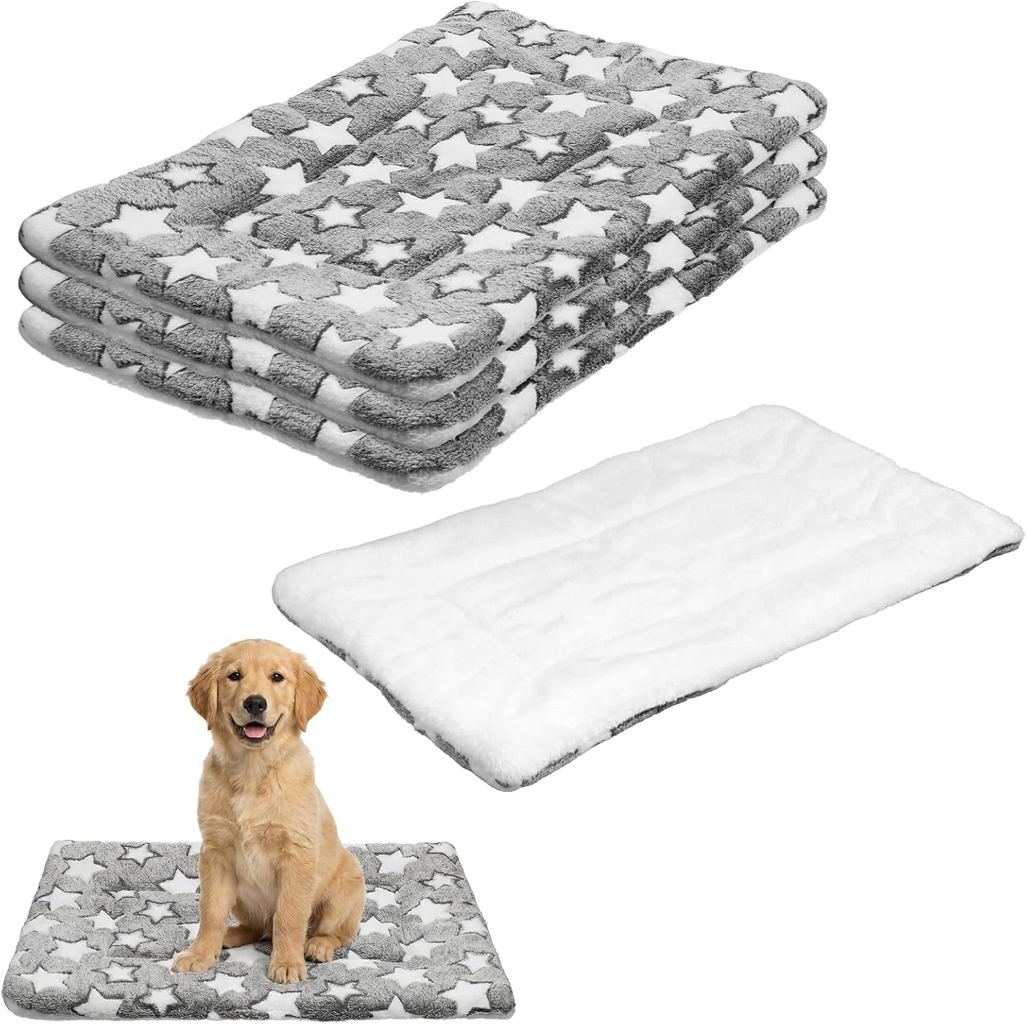 4-pcs-dog-bed-mat-comfortable-soft-pad-for-pets-reversible-crate-pads-dog-crate-bed-washable-cute-star-pet-beds-for-cage-portable-soft-kennel-mat-for-outdoor-sleeping-small-dogs-cat-sleeping