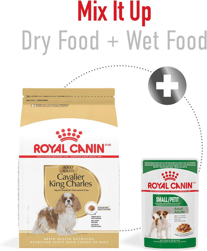 ROYAL CANIN Breed Health Nutrition Cavalier King Charles Spaniel Adult Dry Dog Food, 10 Lb Bag | Specialized Kibble Shape, Supports Heart Health, Formulated for Breed-Specific Needs, 10 Lb Resealable Bag6
