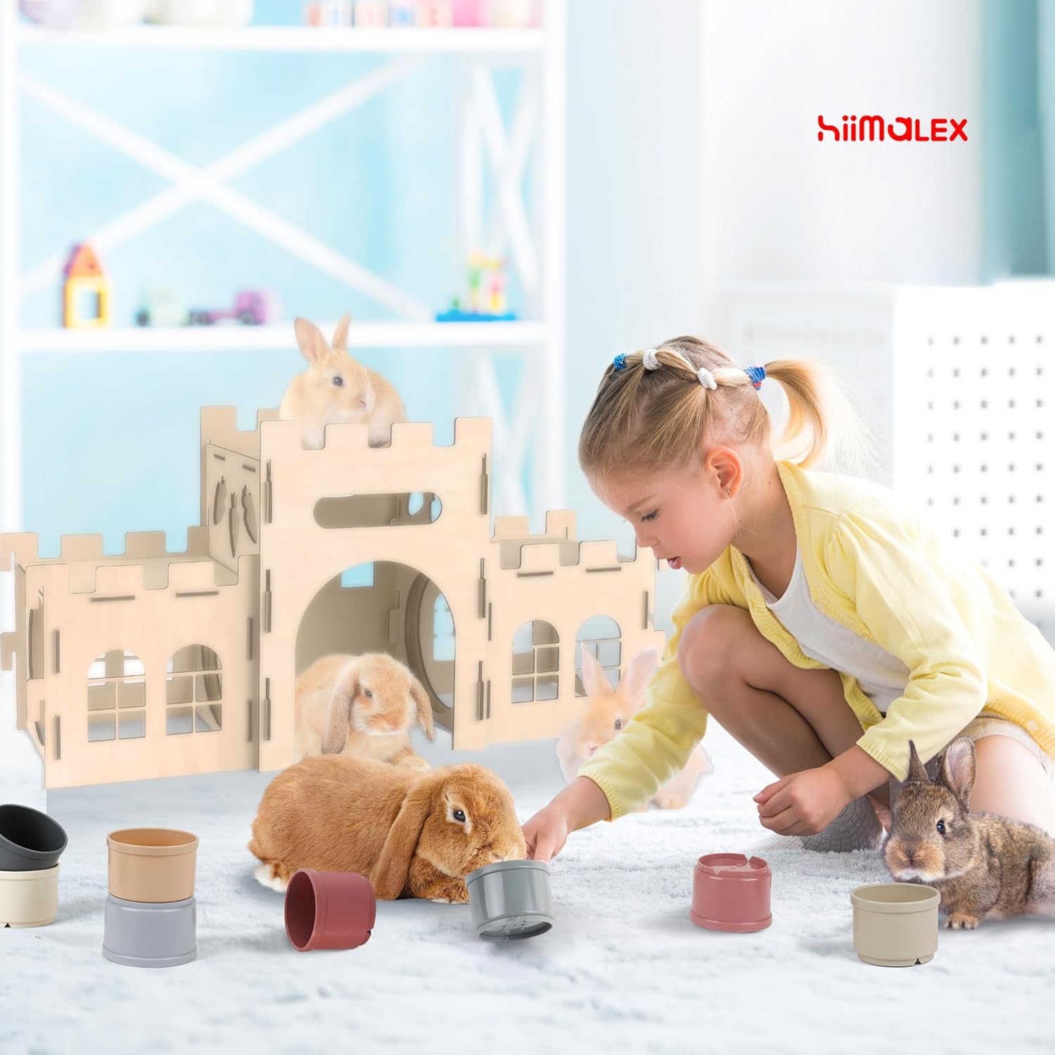 hiimalex-8-pcs-bunny-toys-stacking-cups-for-rabbit-foraging-and-play-bunny-essential-toys-safe-plastic-accessories-for-small-animals-rabbits