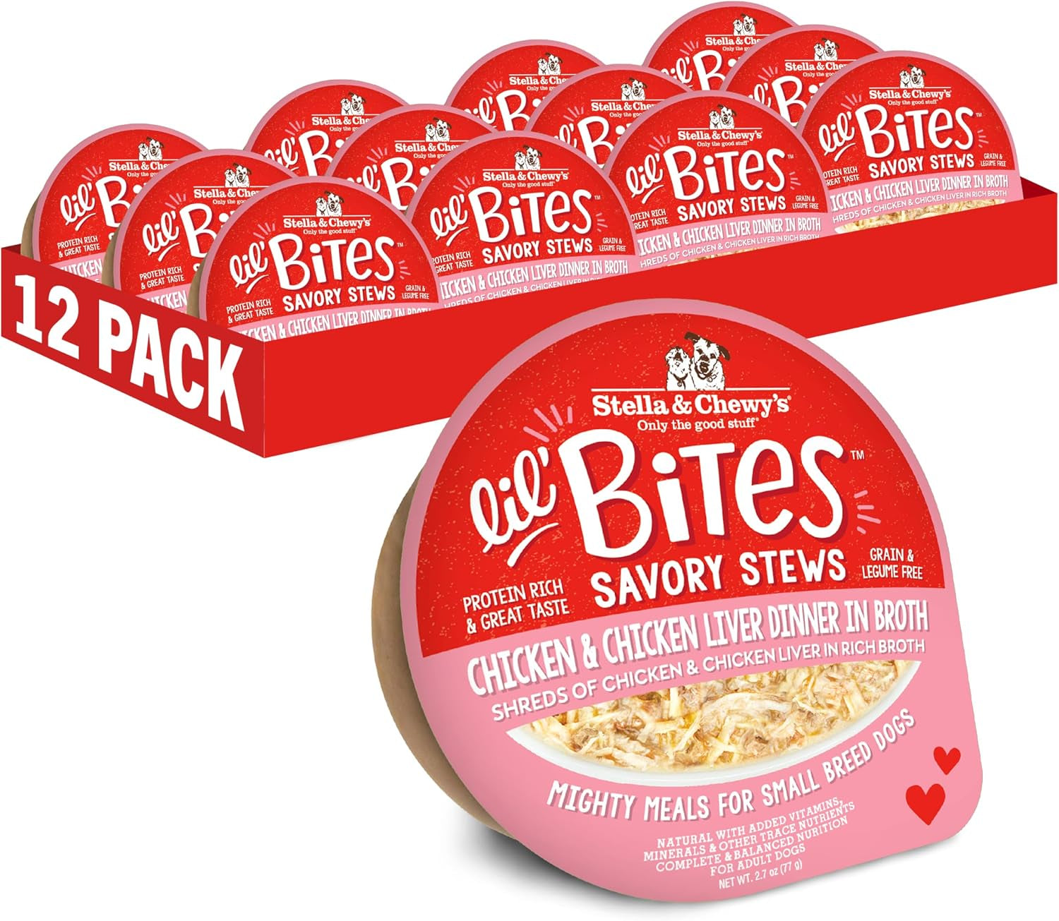 stella-chewys-lil-bites-savory-stews-for-small-breeds-chicken-dinner-in-broth-2-7-oz-cups-pack-of-12