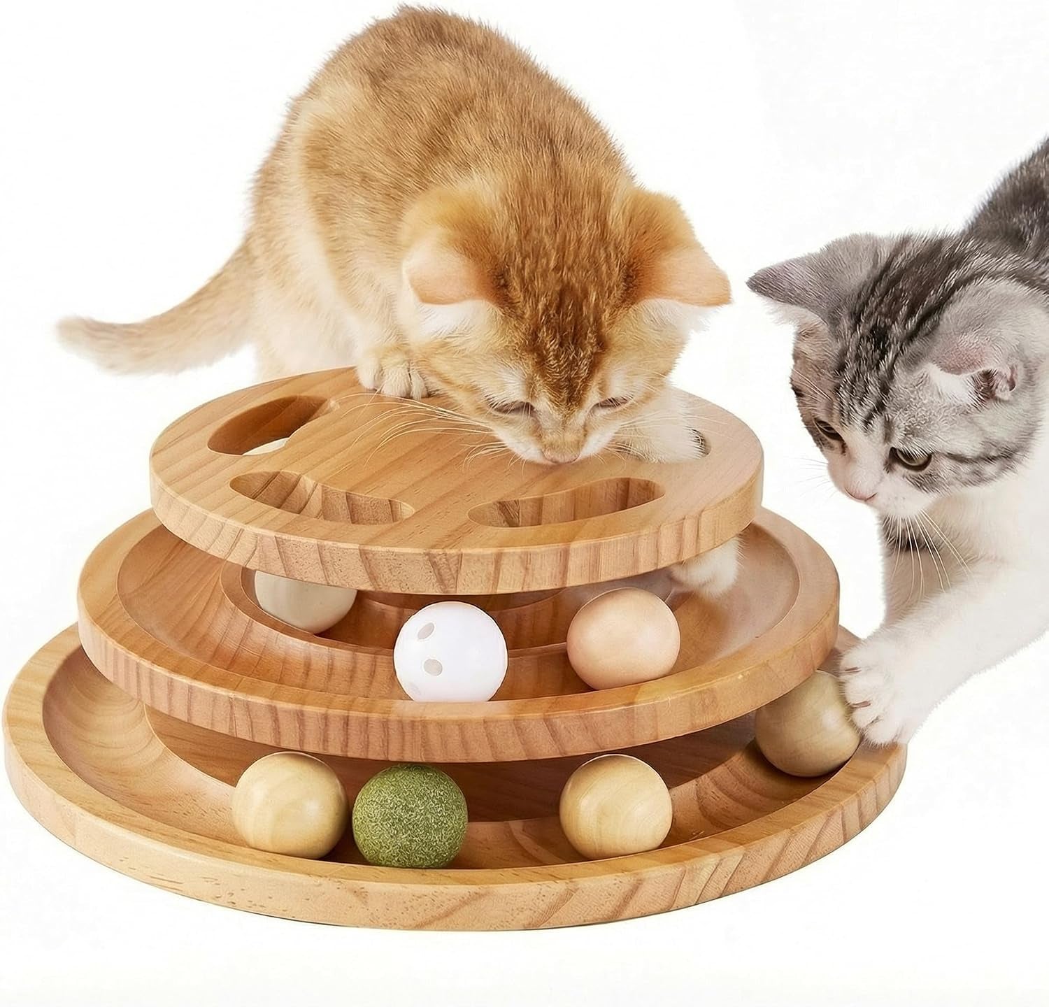zomisia-cat-ball-track-toy-with-puzzle-top-wooden-cat-toys-for-indoor-cats-interactive-spinning-balls-large-cat-ball-tower-for-kitten-exercise-mental-stimulation-self-play-home-enrichment