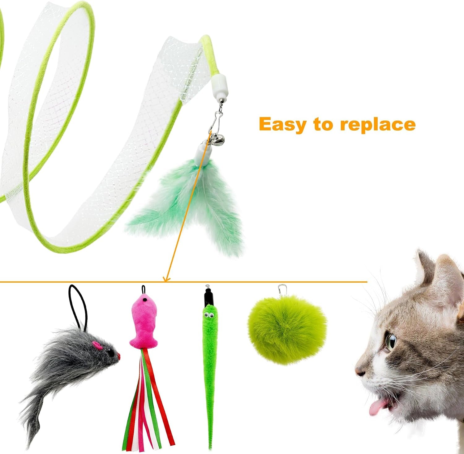 self-play-cat-hunting-spiral-tunnel-toy-folded-cat-spring-tunnel-toys-for-indoor-cats-green