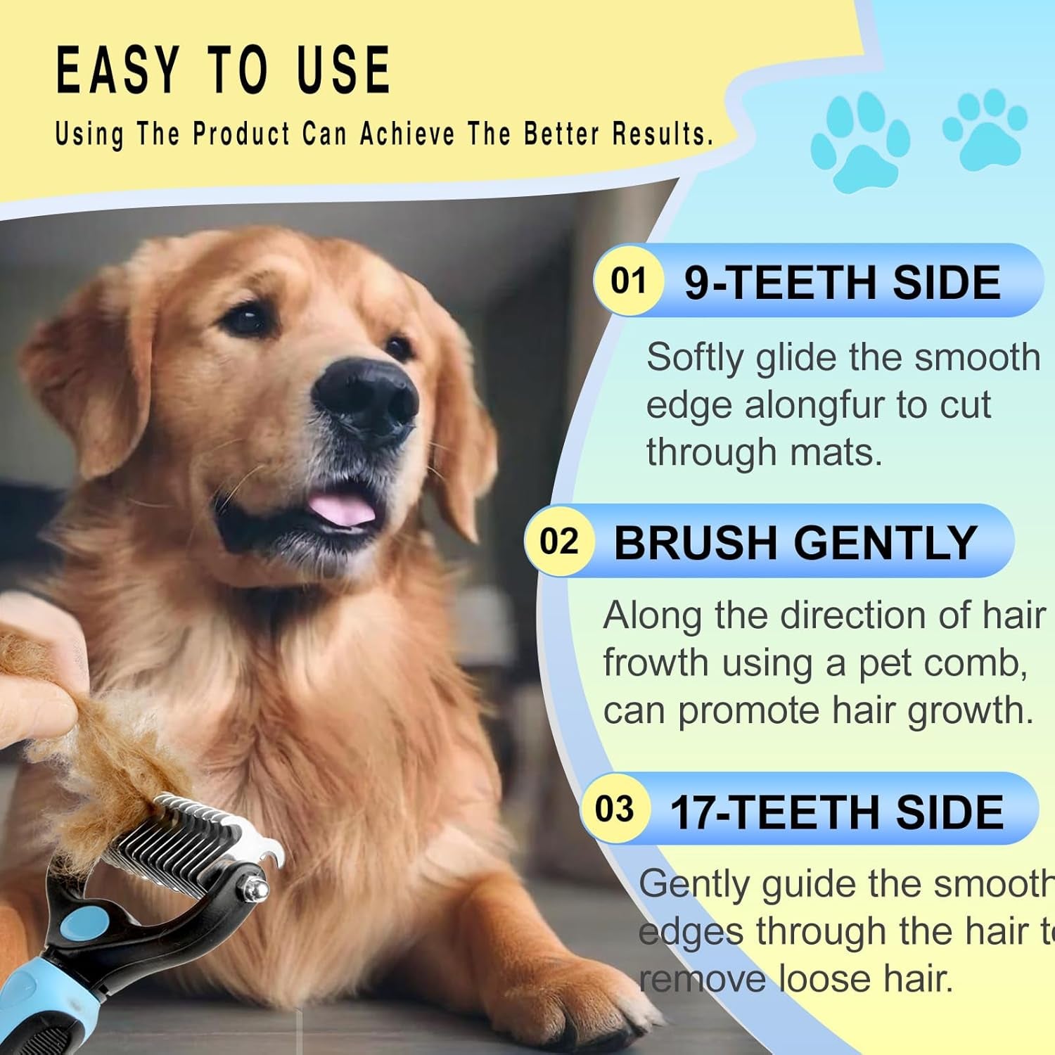 pet-grooming-rake-for-dogs-cats-double-sided-deshedding-and-dematting-tool-gently-remove-95-of-loose-undercoat-mats-for-long-haired-pets-painless-fur-brush-for-shedding-control-blue