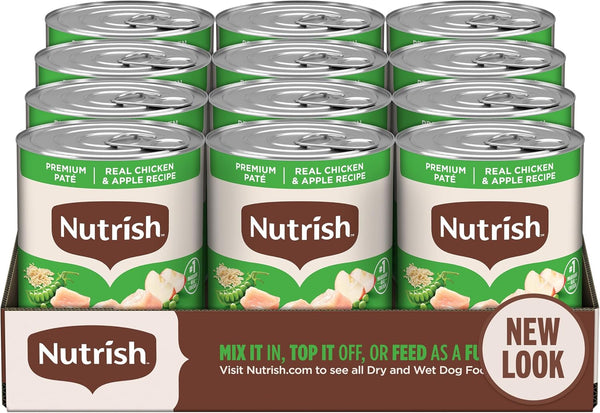 Nutrish Beef Paté Wet Dog Food, 13 Oz. Can, (Pack of 12) (Rachael Ray)11