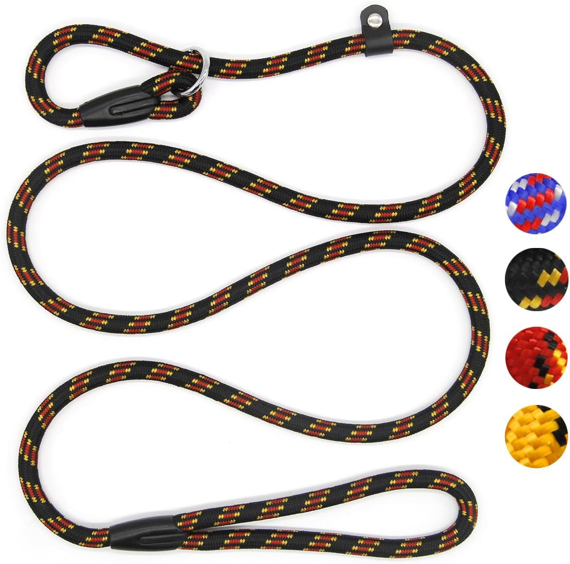 dog-rope-leash-5-ft-pet-slip-lead-dog-training-leash-for-10-80-lb-standard-adjustable-pet-nylon-leash-for-small-medium-dogs-walkingblue