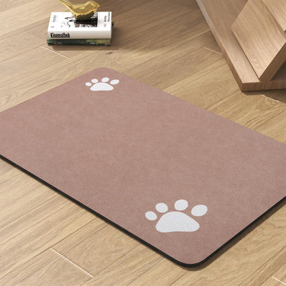 PADOOR Pet Feeding Mat-Absorbent Dog Mat for Food and Water Bowl-No Stains Easy Clean Dog Food Mat-Quick Dry Water Dispenser-Puppy Supplies Accessories13