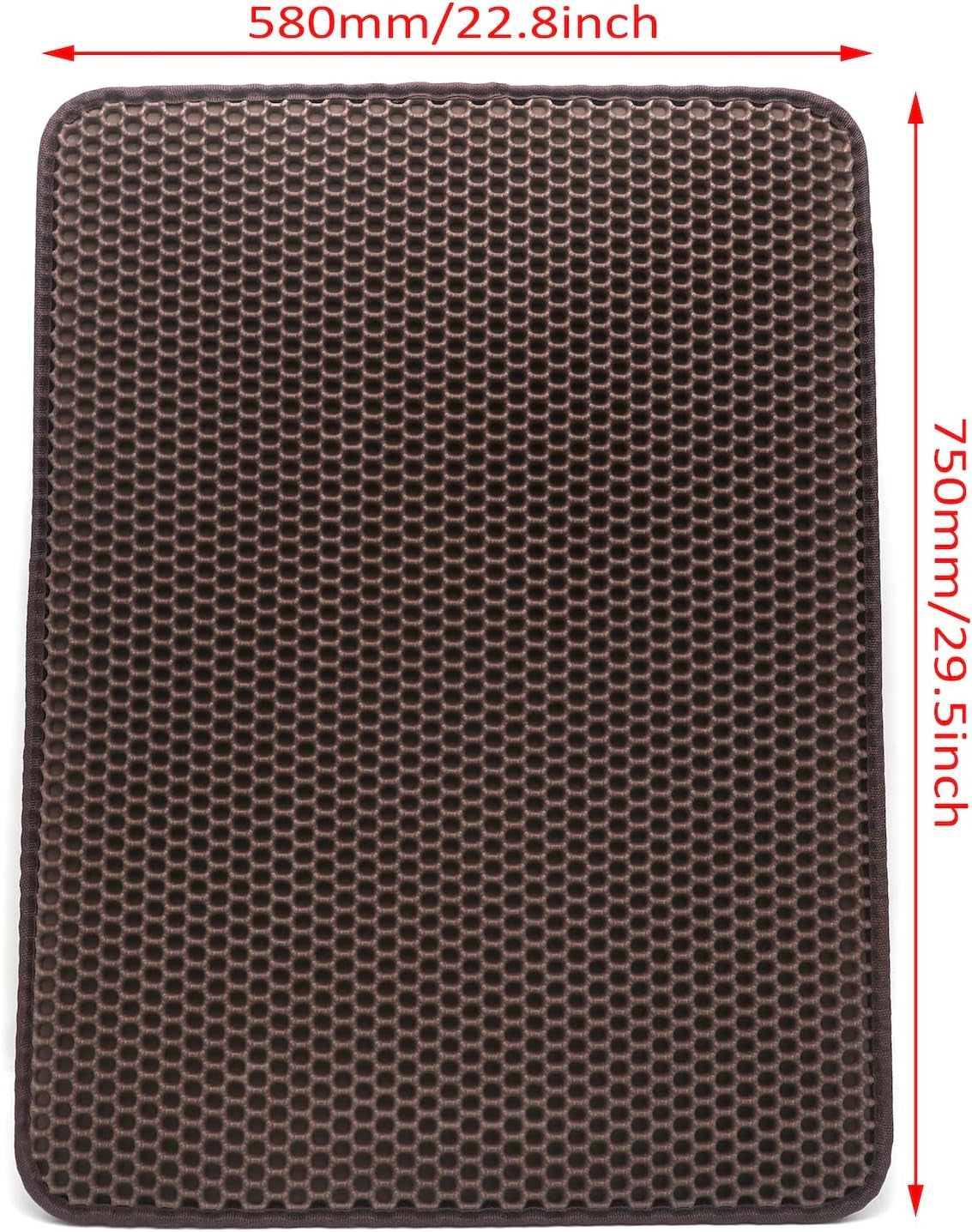 xkmt-animal-pet-supplies-cats-litter-housebreaking-75x58-brown-cat-litter-mat-double-layer-pad-trapper-folding-pad-eva-foam-rubber