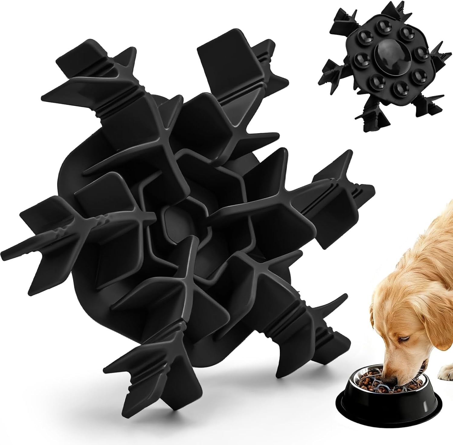 slow-feeder-insert-for-dog-bowl-mabnuby-100-food-grade-silicone-slow-feeder-insert-fits-large-medium-small-size-dogs-compatible-with-regular-elevated-bowls-helps-prevent-digestive-issues-blue