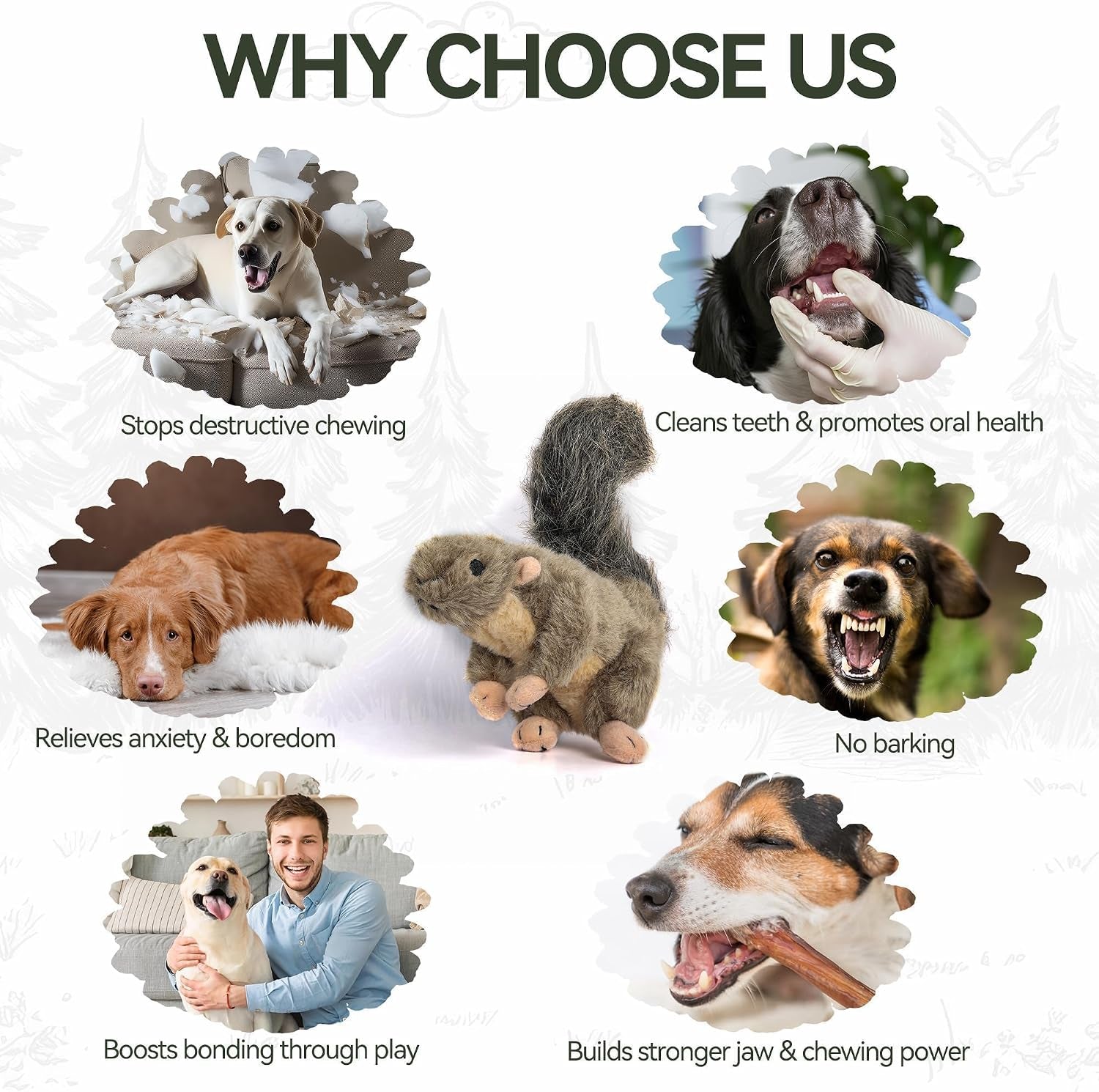 all-for-paws-classic-squirrel-pet-toys-small