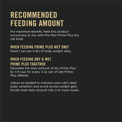 Purina Pro Plan Grain Free Senior Wet Cat Food Variety Pack Pate, SENIOR Seafood Favorites - (2 Packs of 12) 3 Oz. Cans9