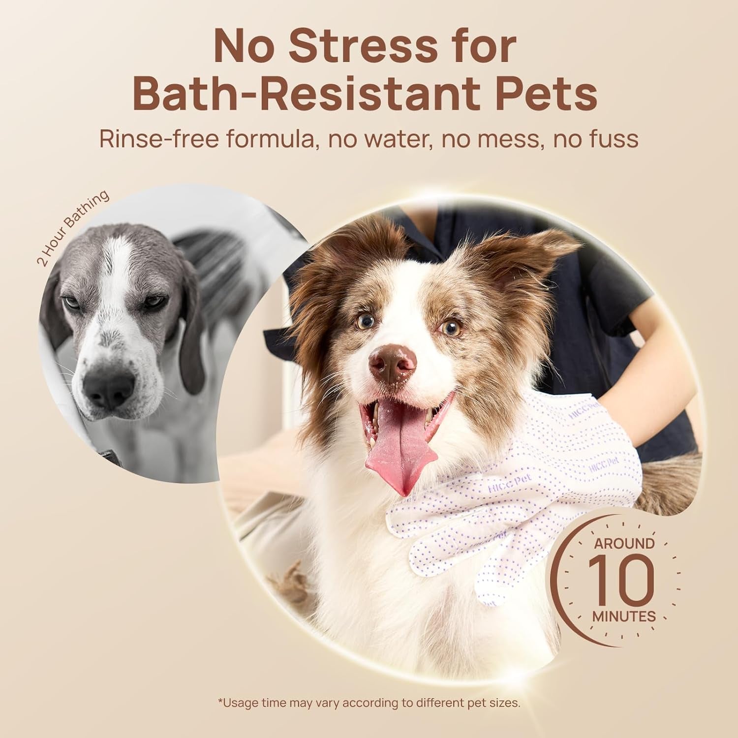 hicc-pet-cleaning-glove-wipes-pro-for-dogs-cats-20pcs-coconut-scent-puppy-wipes-no-rinse-pet-grooming-wipes-extra-thick-dual-textured-wipes-for-paws-face-coat-outer-ear-rear-end-area