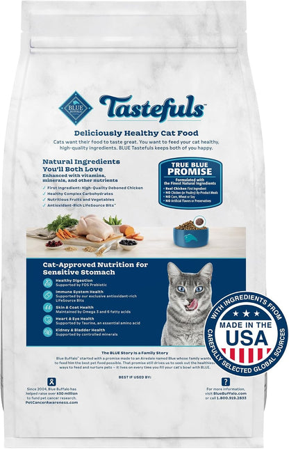 Blue Buffalo Tastefuls Adult Cat Dry Food, Multi-Protein Chicken & Turkey Recipe, 15-Lb. Bag2