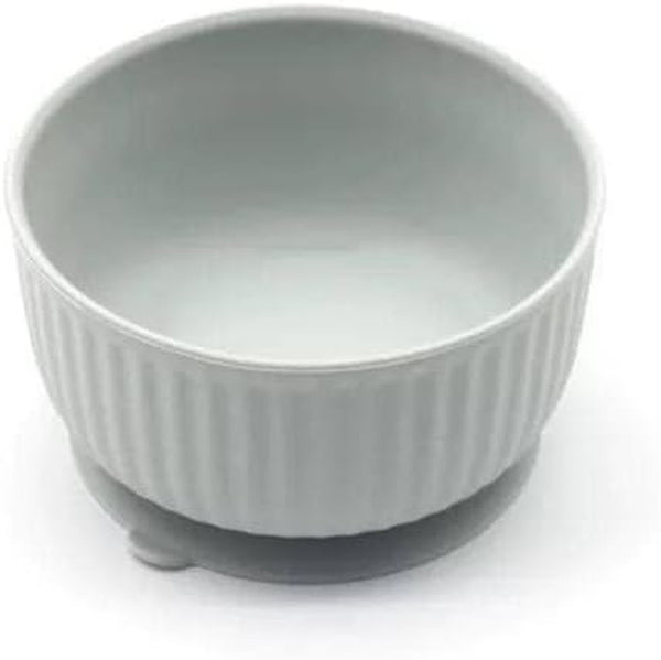 Cat Bowls with Suction Cup 13 Oz — Elevated Silicone Pet Dish with Non-Slip Bottom for Dry Food, Wet Food and Water (Light Grey)3