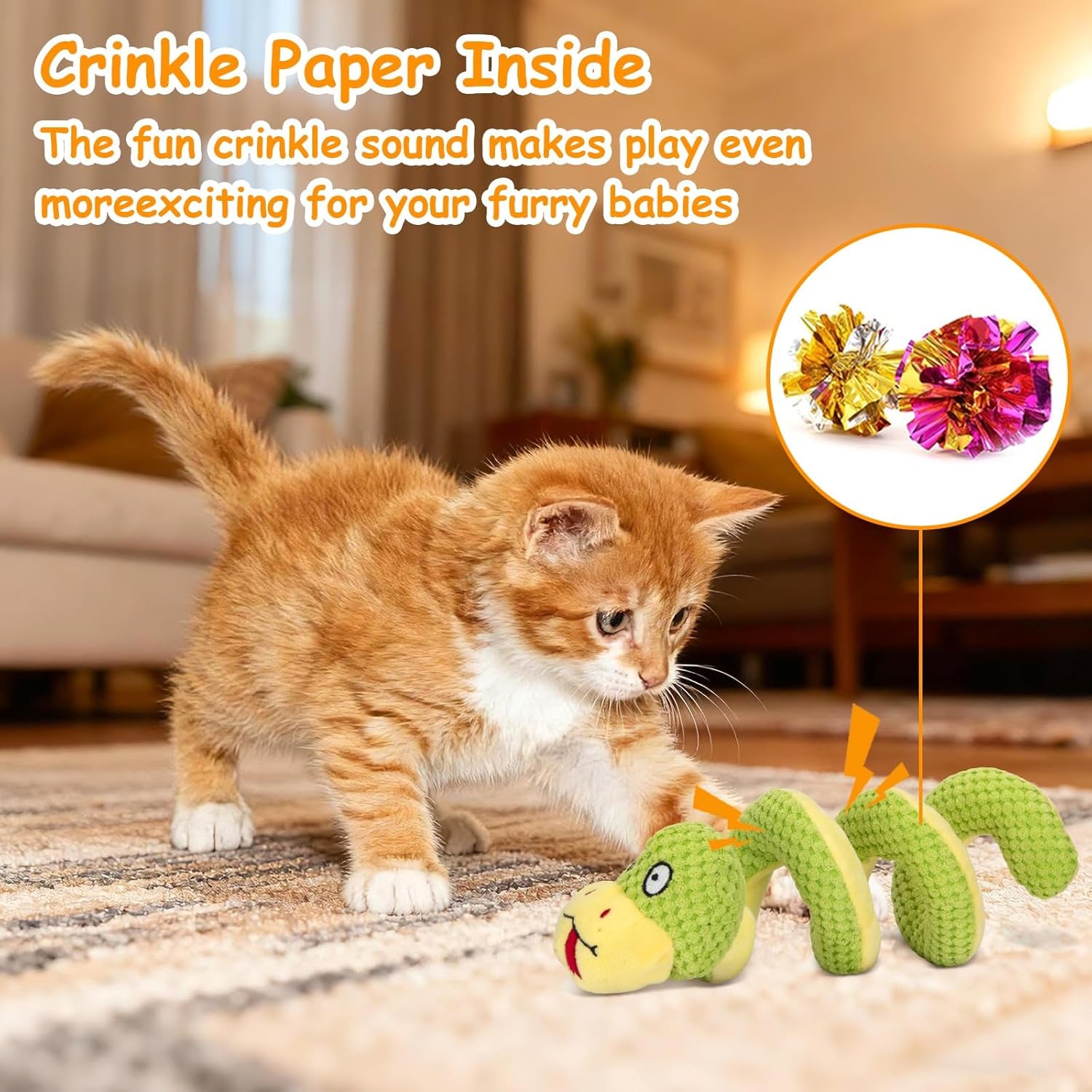 retro-shaw-11-realistic-snake-cat-toy-interactive-kicker-toy-for-indoor-cats-with-silvervine-catnip-crinkle-sound-spring-loaded-design-bite-resistant-plush-for-kitten-teething-boredom-relief