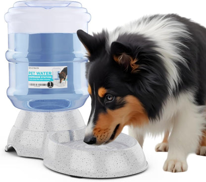 Automatic Pet Waterer Dispenser with Bpa-Free Design – 1 Gallon Capacity, Convenient Waterer Solution Ideal for Dogs and Cats Small and Large Pets2
