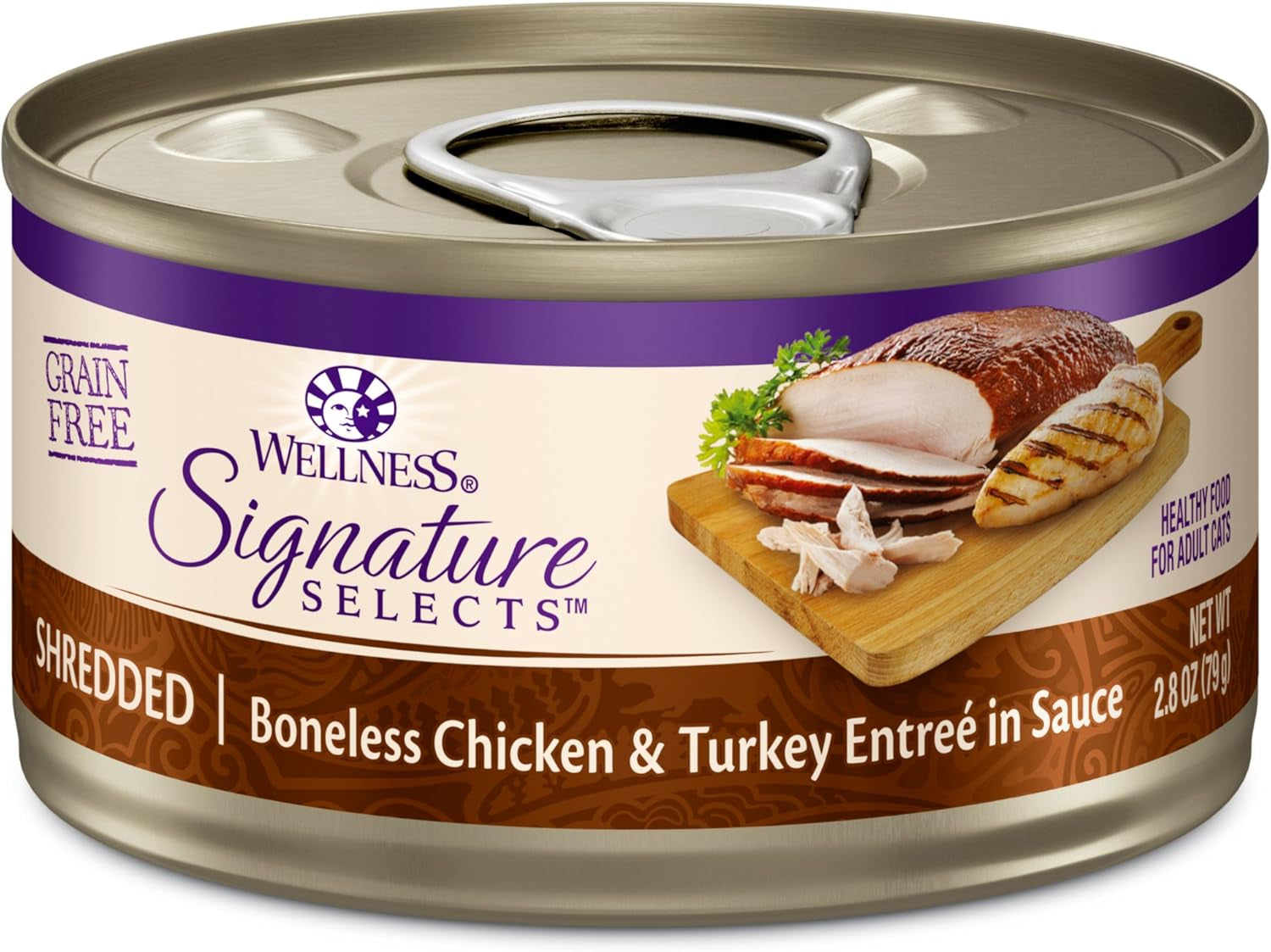wellness-core-signature-selects-flaked-adult-canned-wet-cat-food-natural-protein-rich-grain-free-skipjack-tuna-and-wild-salmon-entree-recipe-2-8-oz-pack-of-12-cans