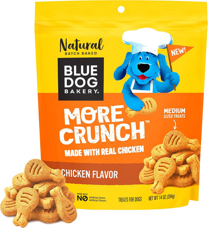 Blue Dog Bakery Natural Dog Treats, More Crunch Large, Assorted Flavors, 18Oz Box, 1 Box23