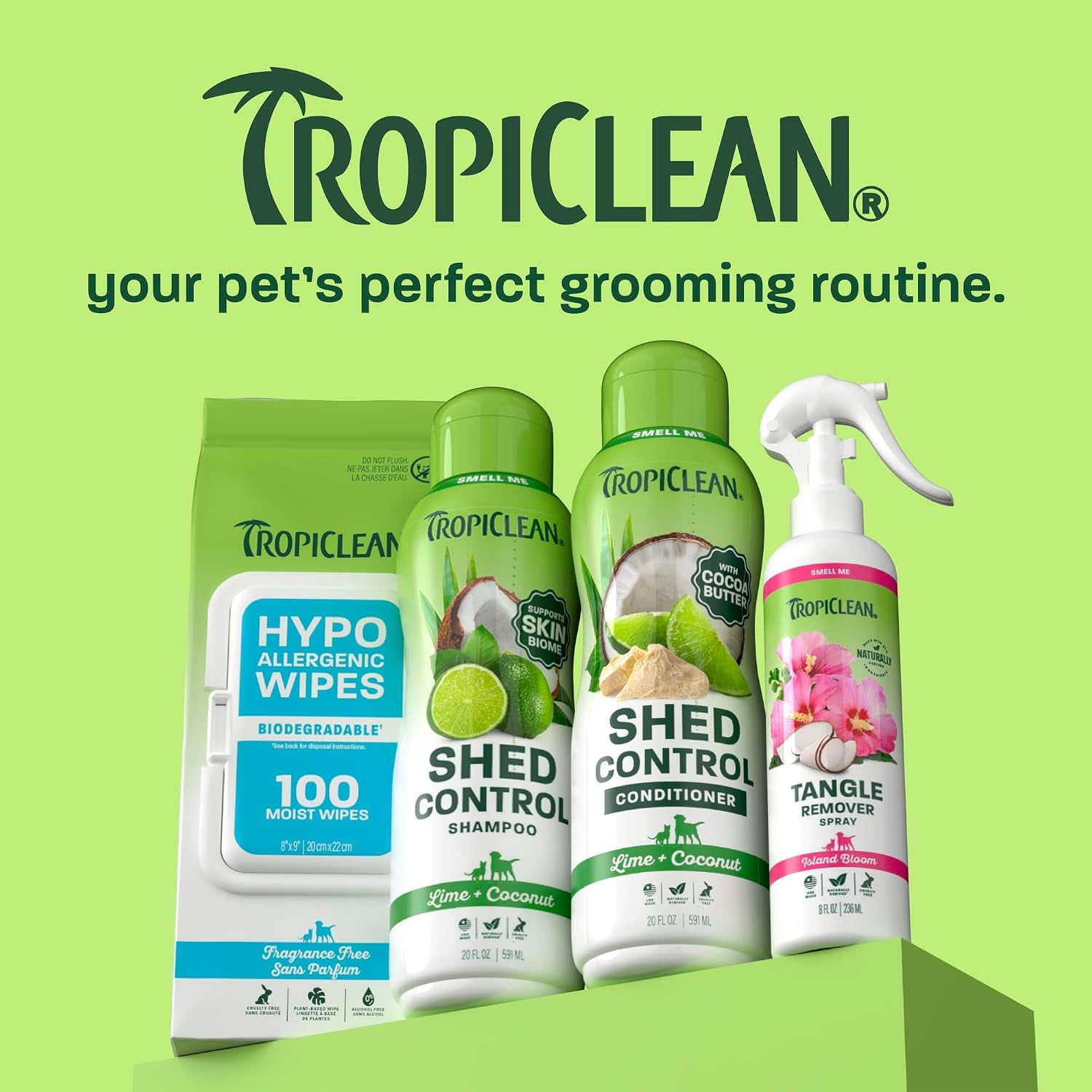 tropiclean-deshedding-dog-conditioner-reduces-shedding-softens-coat-puppy-safe-made-in-the-usa-lime-cocoa-butter-scent-20oz