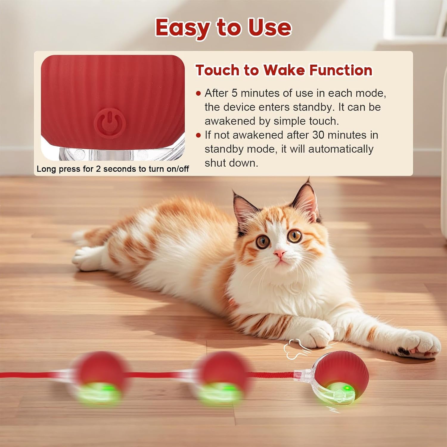 interactive-dog-cat-electric-active-toys-smart-rolling-ball-for-dogs-cats-360-smart-automatic-rolling-pet-ball-fast-moving-toy-for-bored-indoor-kitty-rechargeablered