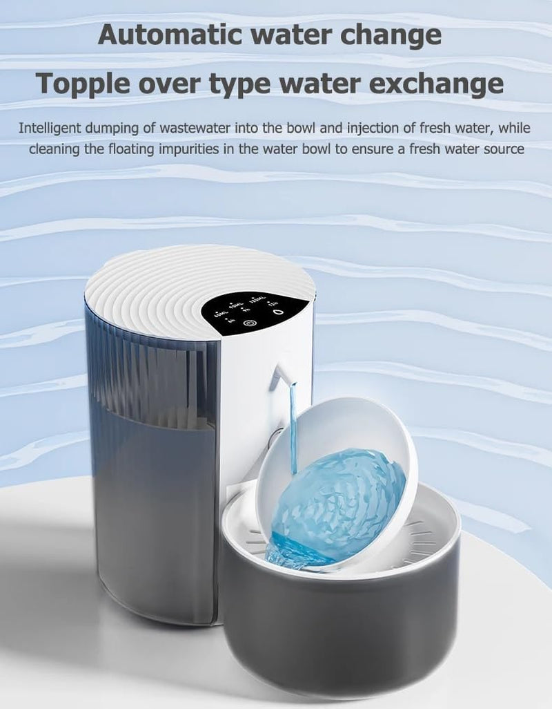 filterless-cat-water-fountain-3-5l-118oz-wastewater-separation-no-filter-stainless-steel-bowl-quiet-pet-water-fountain-for-cats-dogs-dispenser-wireless-automatic-water-fountains