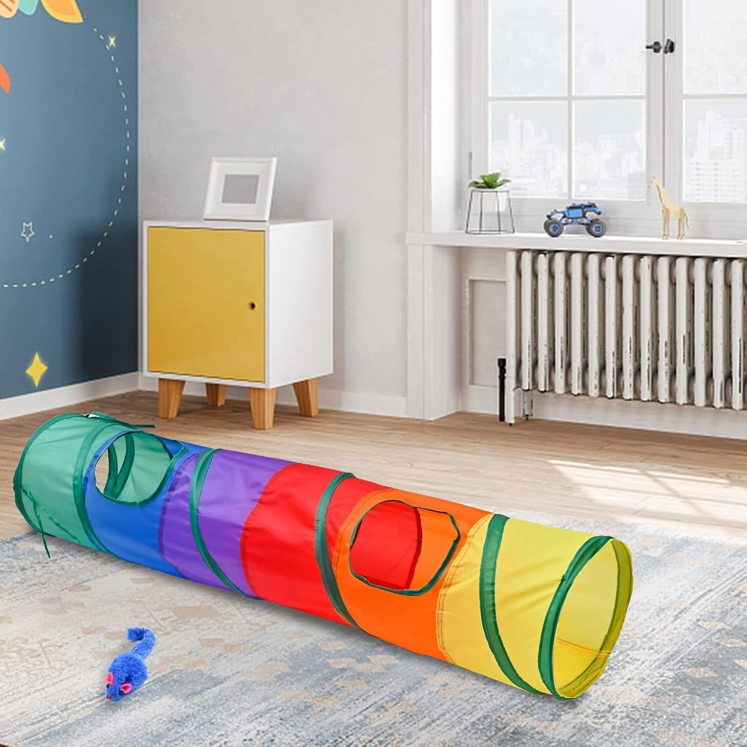 icagy-cat-tunnel-for-indoor-cats-kittens-rabbits-foldable-tunnel-toys-interactive-pet-crinkle-pop-up-tunnel-play-toys-relieve-cat-boredom-rainbow-45