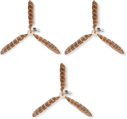 JXFUKAL Cat Wand Toys, Interactive Cat Toys with 3 Feather Refills, 29'' Flexible Steel Wire, Sturdy Wood Handle & Bell for Kitty Kitten, Cat Toys for Indoor Cats Teaser Cat String Toy8