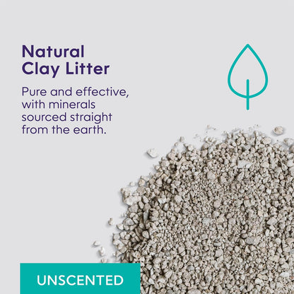 Litter Genie Light Unscented Clumping Cat Litter, 18.5 Lbs | Natural Clay Cat Litter | Fast-Clumping, Odor Control, Low Dust, Naturally Lighter2