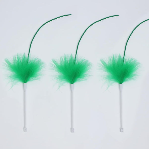 Umosis Hide-N-Seek Cat Toy Replacement Feather Wands for P43 Cat Toy,Only 3 Pcs Accessoriesis1