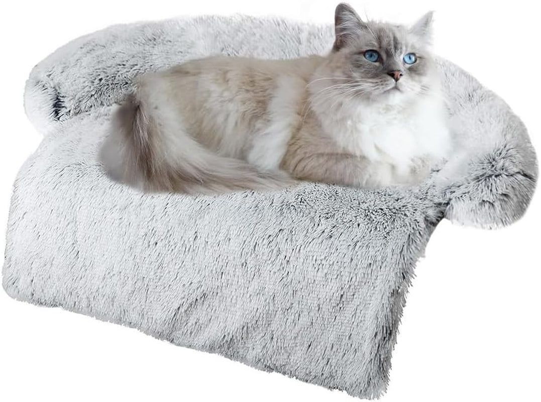 calming-dogs-cats-bed-mats-dog-pad-washable-removable-couch-cover-plush-long-fur-mat-for-pets-waterproof-lining-perfect-for-small-medium-and-large-dogs-and-cats-gradient-gray-36x31