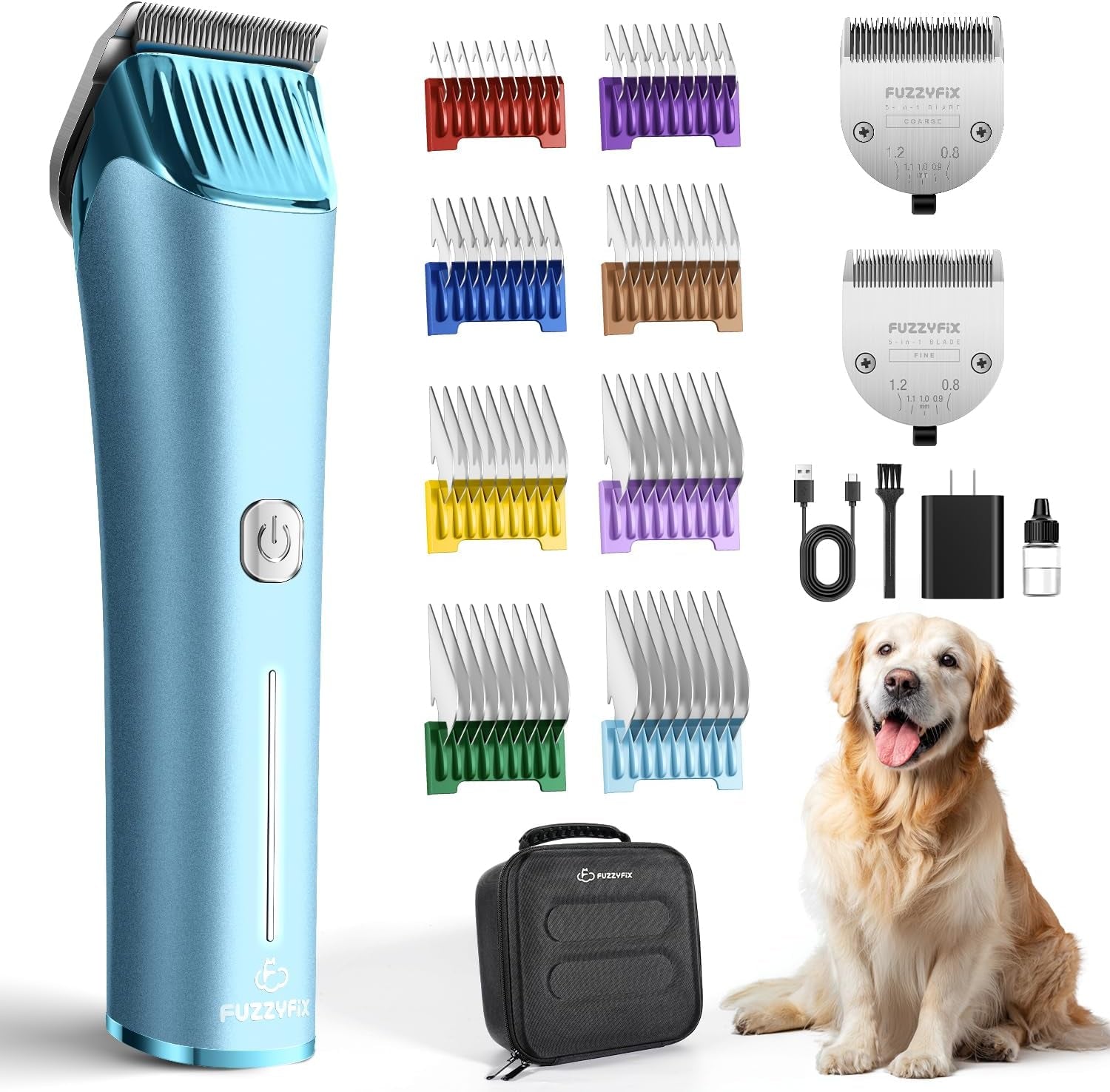 professional-dog-grooming-clipper-with-5-in-1-replacement-blade-adjustable-blade-cordless-pet-grooming-kit-2-speed-trimmer-hair-shaver-with-detachable-metal-combs-nova-for-animal-horse