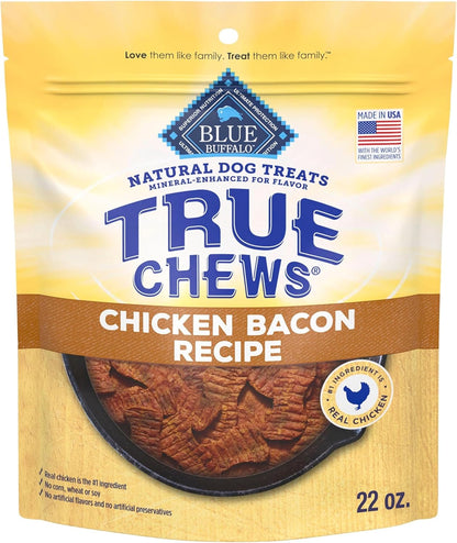 Blue Buffalo True Chews Chicken Pot Pie Natural Dog Treats, Real Meat Dog Snacks, Healthy Reward or Training Treat, Made in the USA with Real Chicken & Natural Ingredients, 12 Oz.17