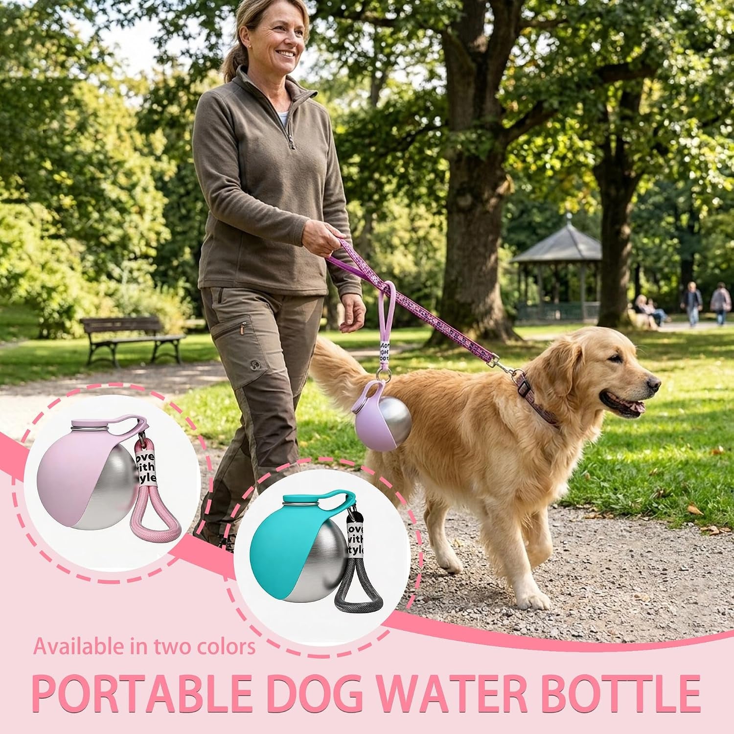 portable-pet-water-bottle-collapsible-dog-bowls-spill-proof-water-dispenser-cat-food-container-dog-treat-holder-small-size-pet-supplies-travel-accessories-for-puppy