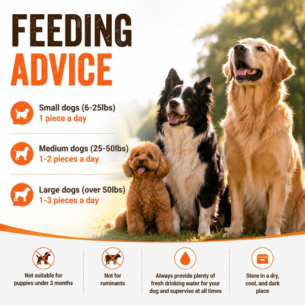 Dog Treats, Chicken Duck Jerky Wrapped Beef Cartilage Sticks Dental Chews | Natural Long Lasting Dog Bones Snack, Rawhide Free Healthy Dog Training Treats for Small Medium Large Dogs, 10.6Oz6