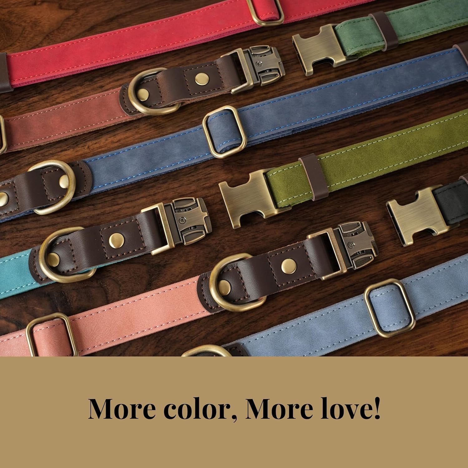 didog-pu-leather-dog-collar-for-small-dogs-puppy-soft-lining-green-s-all-day-comfort-for-daily-walks-and-backyard-play-quick-release-metal-buckle-for-easy-on-off-d-ring-for-leash-easy-clean