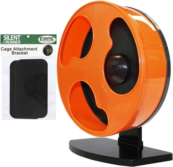Silent Runner 12" Regular | Wheel + Cage Attachment | Sugar Gliders, Hamsters, Rats1