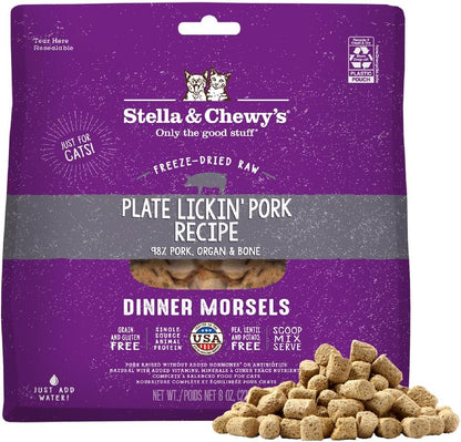 Stella & Chewy'S Freeze-Dried Raw Cat Dinner Morsels - Premium Chicken Recipe with 98% Cage-Free Meat & Organs - Natural Grain-Free Cat & Kitten Food - Made in USA - 18 Oz12
