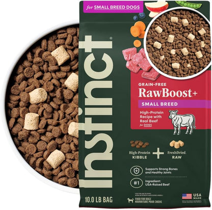 Instinct Rawboost Small Breed, Natural Dry Dog Food with Freeze-Dried Pieces, High Protein, Grain-Free Recipe - Real Chicken, 3.5 Lb. Bag10