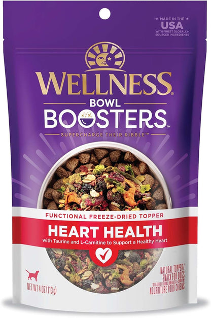 Wellness Bowl Boosters Digestive Health Dog Food Topper with Freeze Dried Pieces for Small, Medium, and Large Breeds, Sensitive Stomach, Grain Free, Natural, Chicken Recipe, 4 Oz Bag11