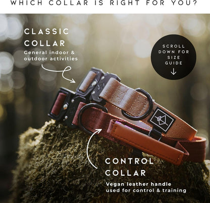 MADE to ROAM Control Dog Collar | Leather Handle & Heavy Duty Metal Buckle | Premium Adjustable Collar with Vegan Leather Handle. Fits Medium to Large Dogs. 15 Colors. Matching Leash & Harness6