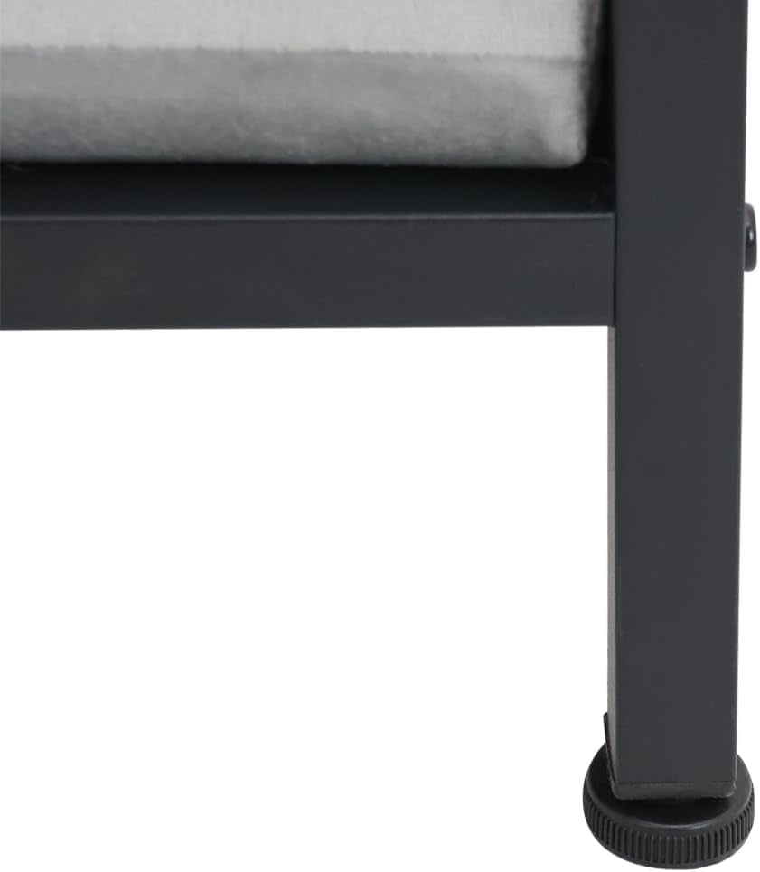 dog-bed-end-table-with-storage-drawer-and-washable-cushion-black-walnut-open-elevated-dog-bed-furniture-for-small-medium-dogs-up-to-50-lbs-metal-frame-drawer-for-living-room-bedroom-bedside