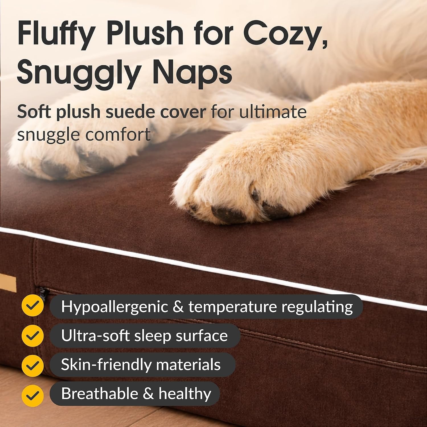5-5-inch-thick-high-grade-orthopedic-memory-foam-dog-bed-with-pillow-and-easy-to-wash-removable-cover-with-anti-slip-bottom-free-waterproof-liner-included-for-medium-and-large-breed-dogs-brown