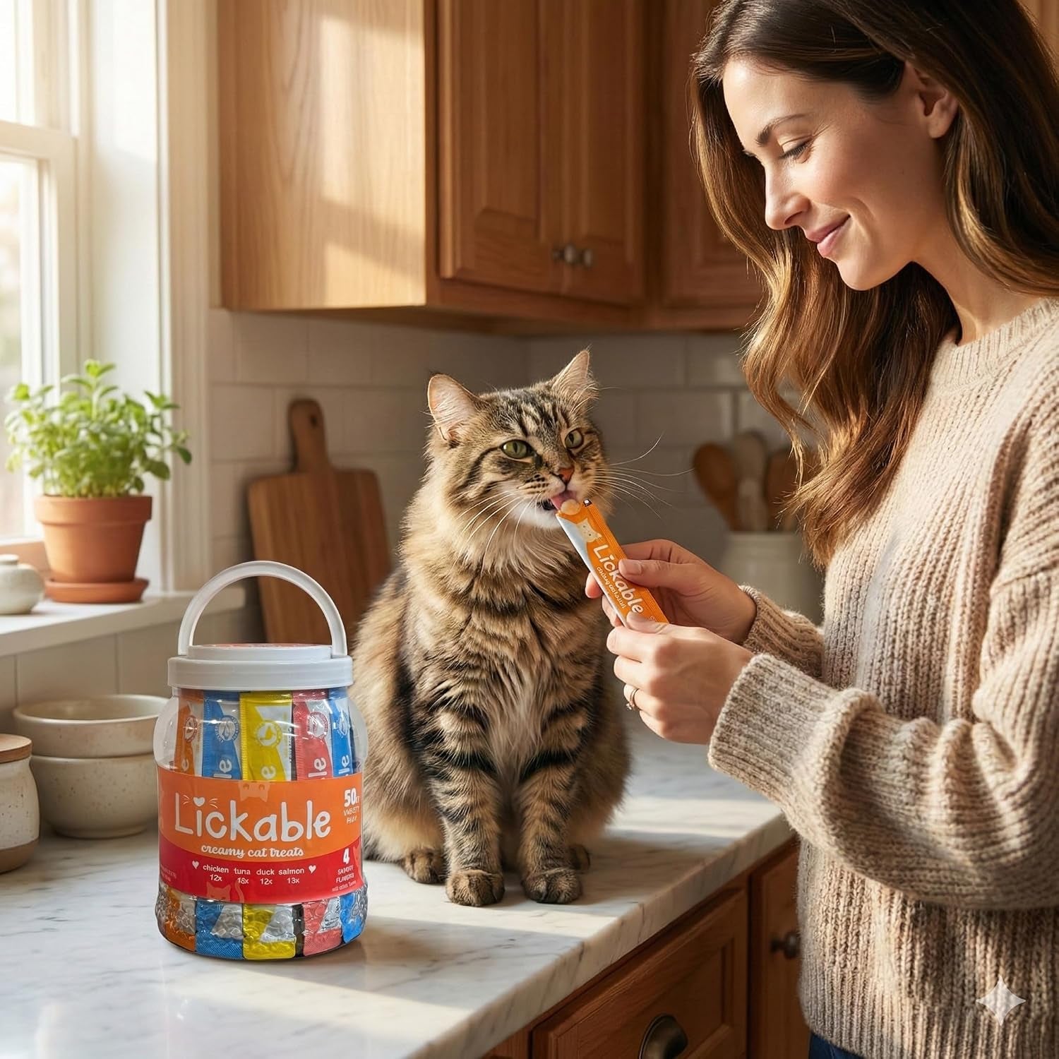 fieldcrest-farms-lickable-cat-treats-50-count-variety-pack-chicken-tuna-duck-salmon-thick-protein-rich-squeeze-tubes-with-taurine-grain-free-6-calories-per-tube
