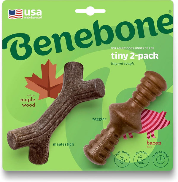 Benebone Small 4-Pack Dog Toys for Aggressive Chewers – under 30 Lbs8