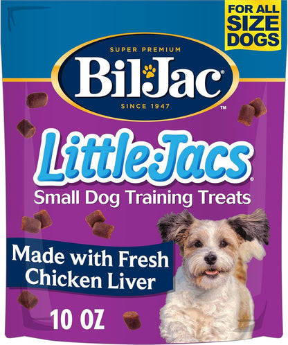 Bil-Jac Little-Jacs Small Dog Training Treats | Soft Chicken Liver Recipe | 16 Oz8