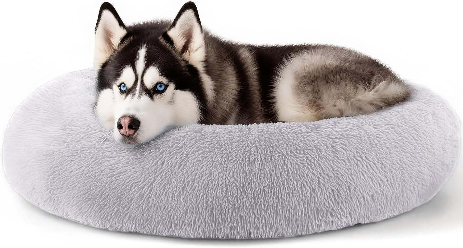 hoewina-dog-cat-bed-for-indoor-cats-20in-calming-donut-bed-for-puppy-and-kitten-washable-round-fluffy-pet-bed-for-small-medium-dogs-and-cats-light-grey