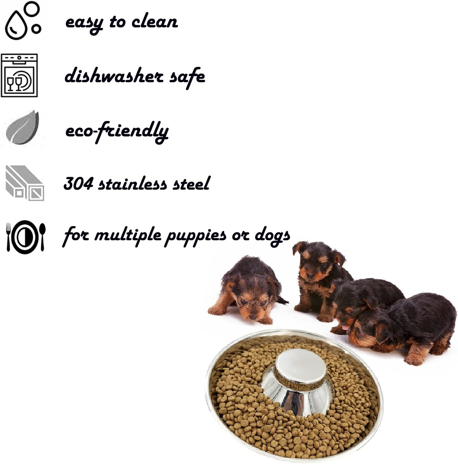 puppy-dog-bowl-stainless-steel-multiple-puppies-feeder-dogs-basic-food-and-water-bowls-weaning-dish-for-small-medium-and-large-dogs-pets