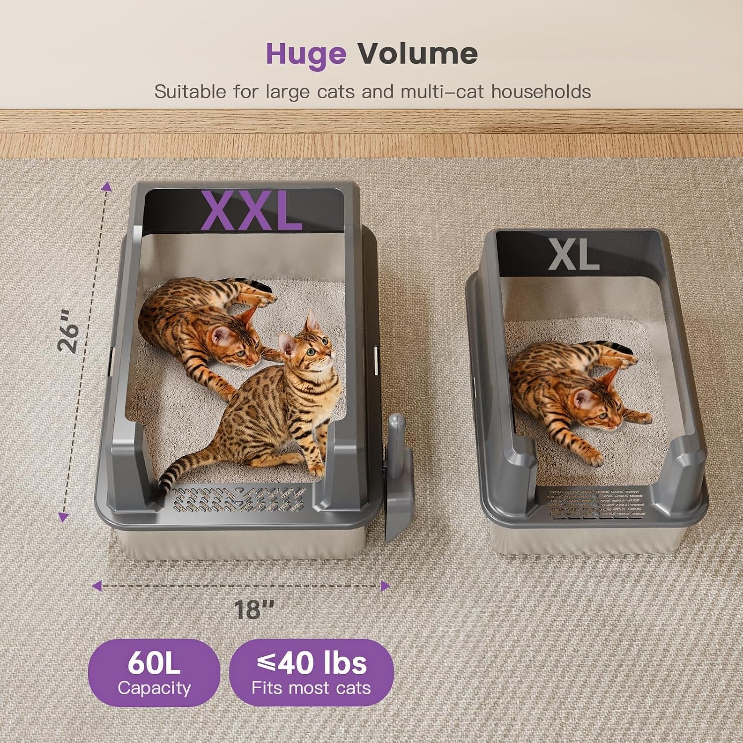 extra-large-xxl-stainless-steel-cat-litter-box-with-lid-26-l-x-18-w-x-12-h-metal-litter-box-with-hight-sides-for-big-cats-multiple-cats-never-absorbs-odors-anti-urine-leakage-easy-cleaning